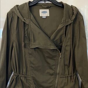 Old Navy Women's Utility Jacket in Olive Green